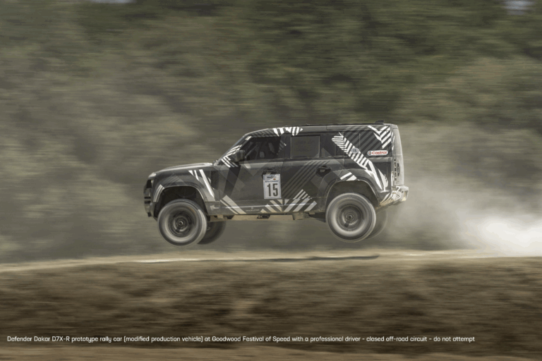 DYNAMIC DEBUT: LATEST DEFENDER DAKAR D7X-R PROTOTYPE PRESENTED AT GOODWOOD FESTIVAL OF SPEED