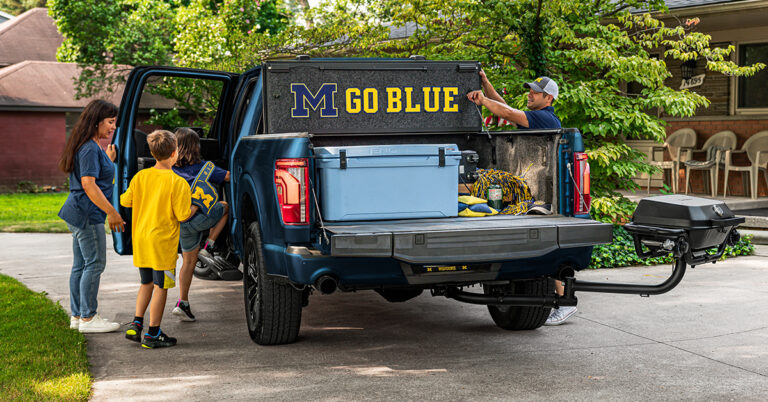 RealTruck Releases Limited-Edition University of Michigan Hard Folding Truck Bed Cover and Lettering Kit Just in Time for Football Season