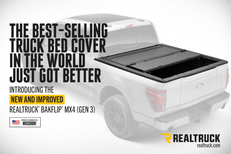 RealTruck Releases Next Generation of the World’s Best-Selling Truck Bed Cover, the BAKFlip® MX4 Gen 3
