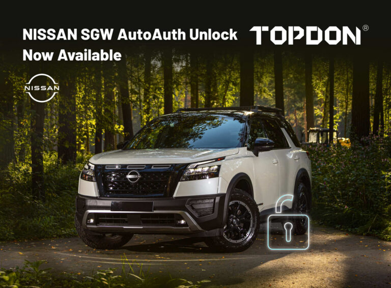 TOPDON US Announces RLink J2534 AutoAuth Unlock for Nissan and Infiniti Vehicles 