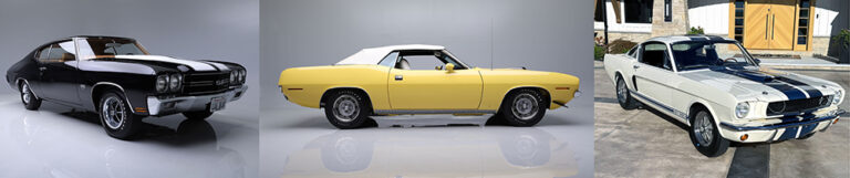 Barrett-Jackson Thrilled to Offer Restored, Preserved Classic American Muscle Cars, Including Rare 1970 Plymouth ’Cuda Convertible 
