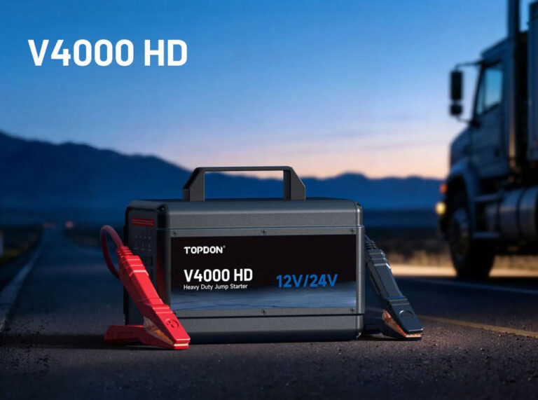 TOPDON USA Adds V4000 HD to Popular Jump Starter Series 