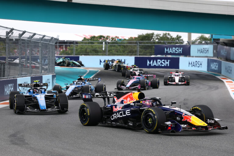 Verstappen fights back from first lap spin to take fifth in Miami