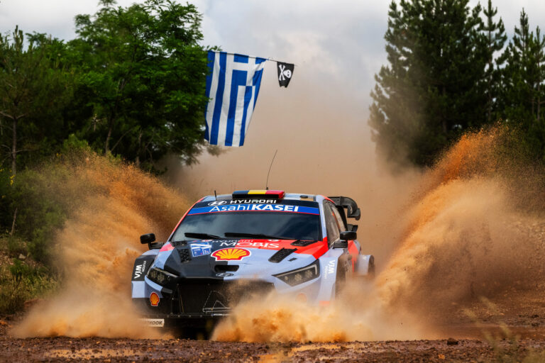 Greece delivers early drama as Neuville, Ogier and Fourmaux fill Friday’s top three.
