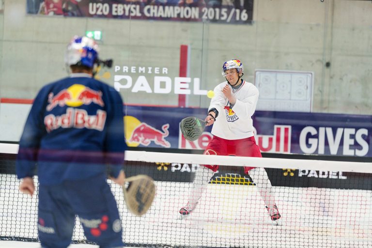 COLDEST COURT: ICE HOCKEY STARS FACE OFF IN PADEL SHOWDOWN ON ICE 