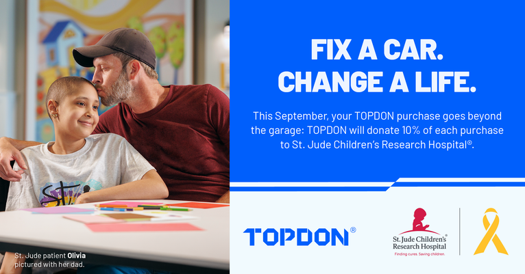 TOPDON USA to Donate 10% of September Product Sales to St. Jude Children’s Research Hospital® 
