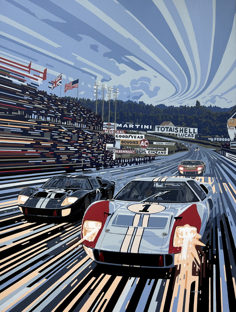 Carroll Shelby Foundation Unveils Limited Edition GT40 Poster in Celebration of 35th Anniversary